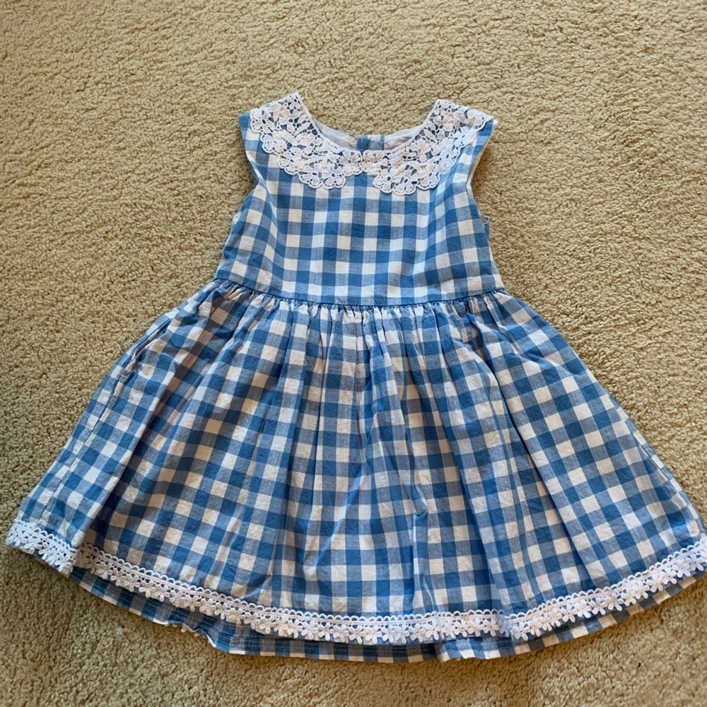 Pretty toddlers gingham dress